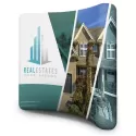 Curved Stretch Small Polyester Media Wall