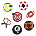 Custom 6 Pack PVC Shoe Charm Set