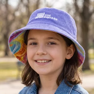 Custom Reversible Twill and Terry Bucket Hat