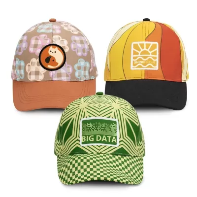 Falcon Custom 6 Panel Polyester Cap with Full Colour Patch