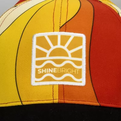 Falcon Custom 6 Panel Polyester Cap with Full Colour Patch