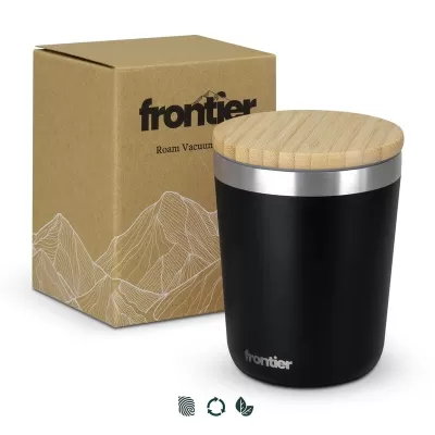 Frontier Roam 300ml Bamboo Lid Stainless Steel Vacuum Coffee Cup