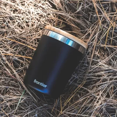 Frontier Roam 300ml Bamboo Lid Stainless Steel Vacuum Coffee Cup
