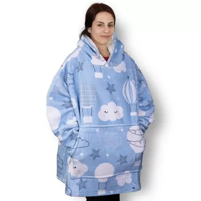 Full Colour Polyester Blanket Hoodie