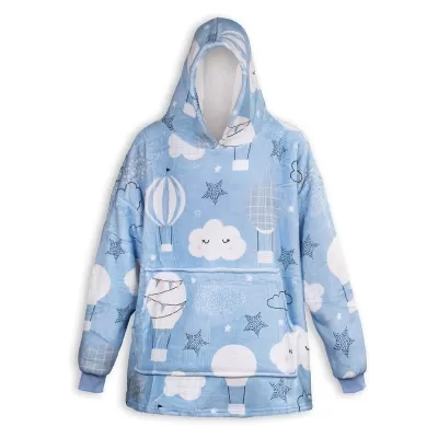 Full Colour Polyester Blanket Hoodie