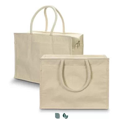 Iconic Cotton Shopping Cooler Tote