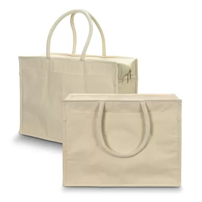 Iconic Cotton Shopping Cooler Tote