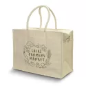 Iconic Cotton Shopping Cooler Tote