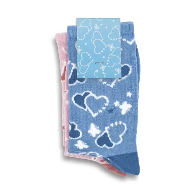 Jolly Kids 2 Piece Knitted Bamboo Socks Set