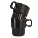 Keepsake 2 Piece Ceramic Stackable Coffee Cup Set