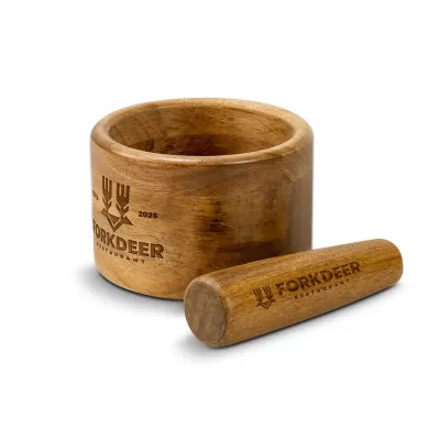 Keepsake Acacia Mortar and Pestle