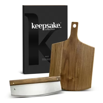 Keepsake Acacia Pizza Set