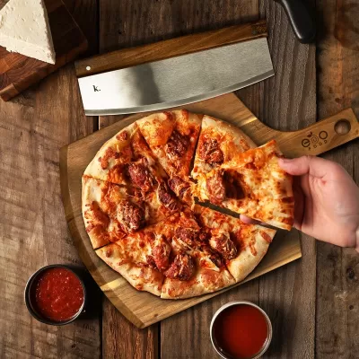 Keepsake Acacia Pizza Set