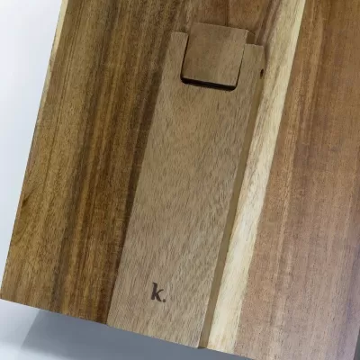 Keepsake Acacia Recipe Book Holder