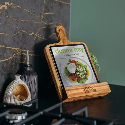 Keepsake Acacia Recipe Book Holder