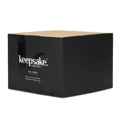 Keepsake Arlo 4 Piece 350ml Glass Tumbler Set