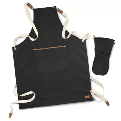 Keepsake Canvas Apron and Oven Mitt Set
