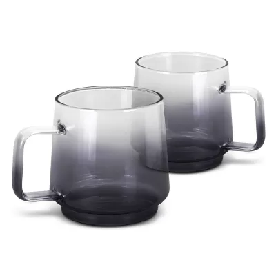 Keepsake Dusk 2 Piece Borosilicate Coffee Cup Set
