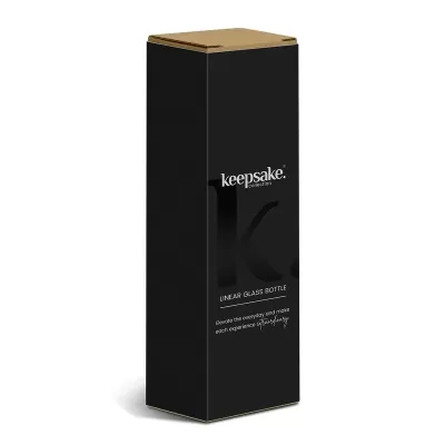 Keepsake Linear 600ml Glass Drink Bottle