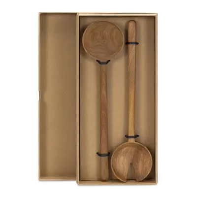 Keepsake Luca Acacia Salad Servers