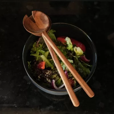 Keepsake Luca Acacia Salad Servers