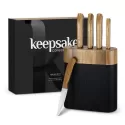 Keepsake Noir Acacia Knife Block