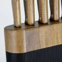 Keepsake Noir Acacia Knife Block