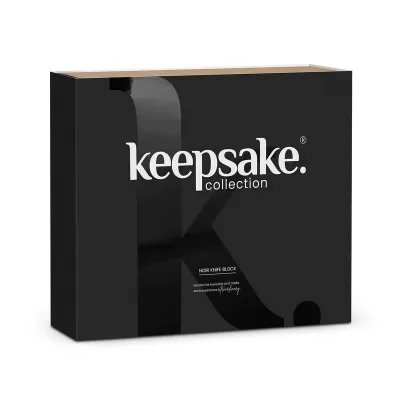 Keepsake Noir Acacia Knife Block