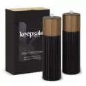 Keepsake Noir Acacia Salt and Pepper Grinder Set