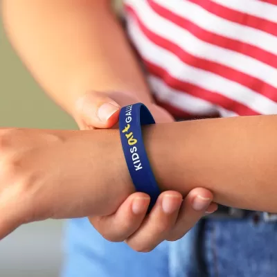 Kids Debossed Silicone Wristband