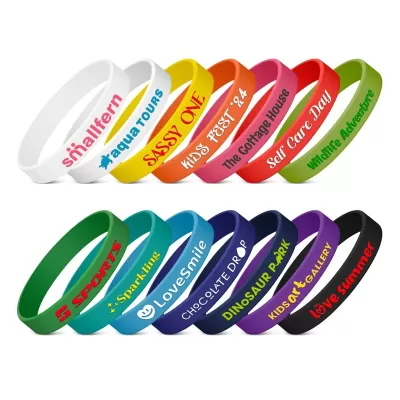 Kids Embossed Silicone Wristband