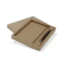 Kraft Notebook and Pen Gift Set