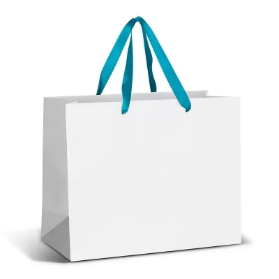 Large 9L Full Colour Ribbon Handle Paper Bag