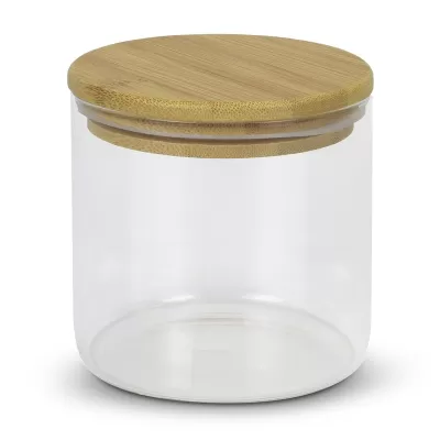 Large Round Borosilicate Storage Canister