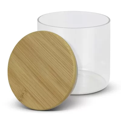 Large Round Borosilicate Storage Canister