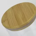 Large Round Borosilicate Storage Canister
