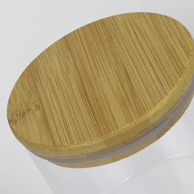 Large Round Borosilicate Storage Canister