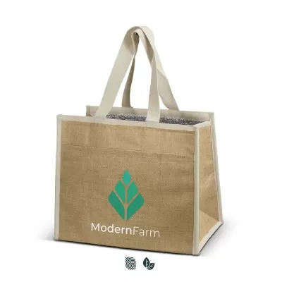 Lumi 13L Jute Cooler Bag
