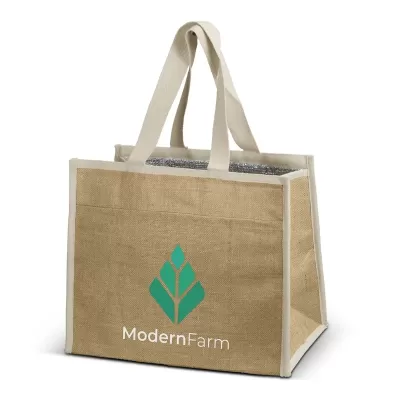 Lumi 13L Jute Cooler Bag