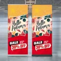 Luxury 85 x 220cm Polyester Pull Up Banner