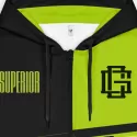 Mens Custom Active Zipped Polyester Hoodie