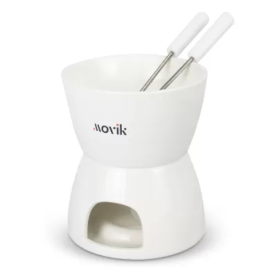 Mini Ceramic Fondue Set