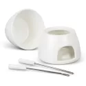 Mini Ceramic Fondue Set