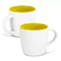 branded Mocha 330ml Two-Tone Ceramic Coffee Mug, from our range of promotional Coffee Mugs