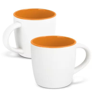 branded Mocha 330ml Two-Tone Ceramic Coffee Mug, from our range of promotional Coffee Mugs