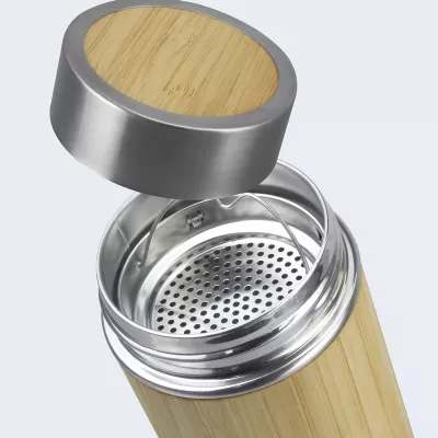 NATURA 500ml Bamboo Vacuum Bottle