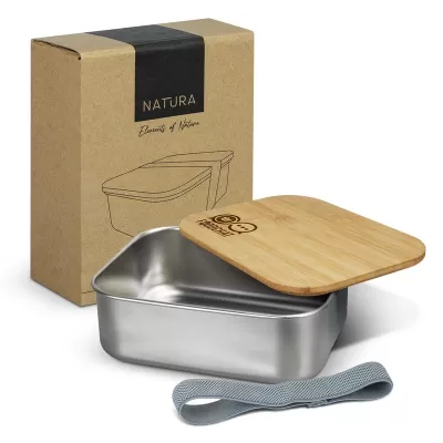 NATURA Bamboo Lid Stainless Steel Lunch Box