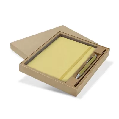 Omega A5 PU Notebook and Pen Gift Set