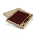Omega A5 PU Notebook and Pen Gift Set