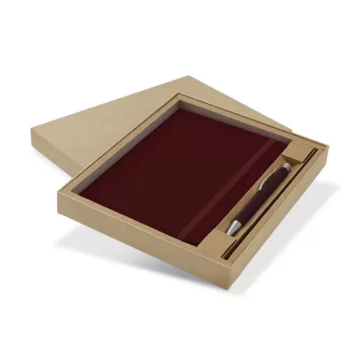 Omega A5 PU Notebook and Pen Gift Set